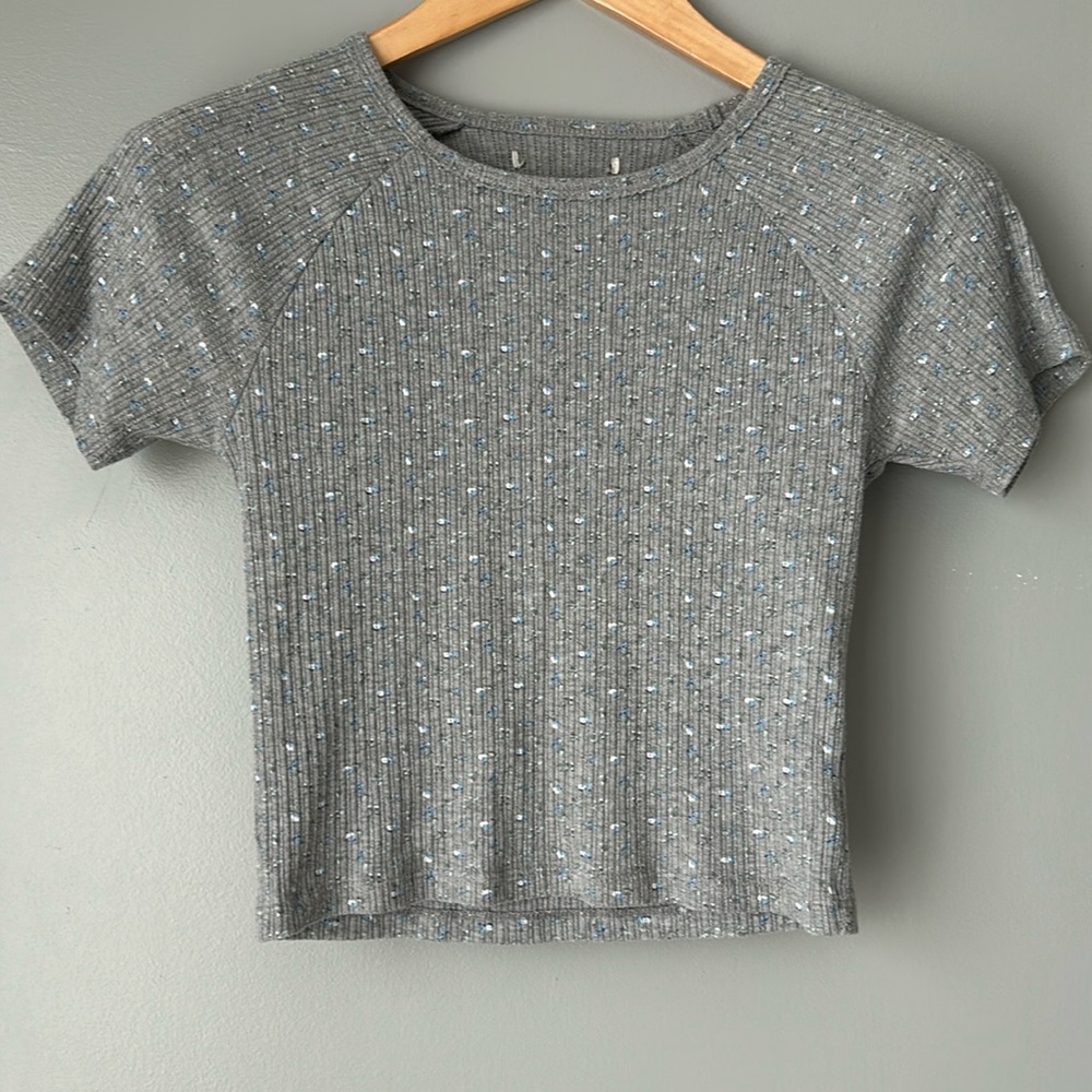 Floral Crop Tee